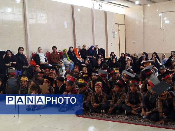 جشن الفبا دانش‌آموزان پایه اول دبستان شهید پسندیده فدافن