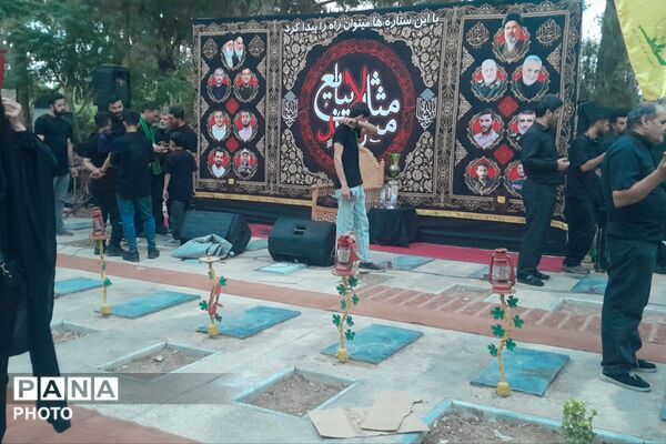 وقتی اشک‌ها با مزارِ شهدا ملاقات می‌کنند