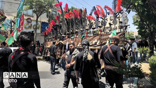 فردیس غرق در ماتم حسین (ع)