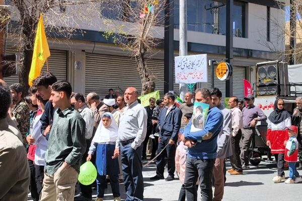 تجلی شکوه راهپیمایی روز قدس در آباده