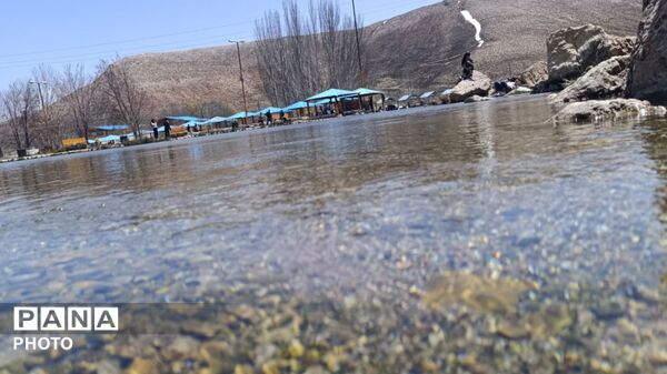 خنکی چشمه دیمه کوهرنگ روح را نوازش می‌دهد