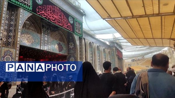 پیاده روی پرشور اربعین حسینی از جاده نجف تا کربلا