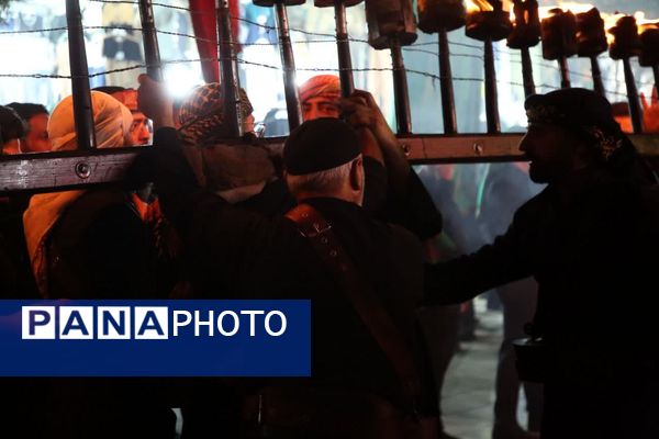 آیین «مشعل گردانی» نجفی‌های مقیم قم