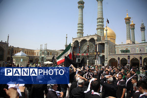 عزاداری تاسوعای حسینی(ع) در حرم حضرت معصومه(س)