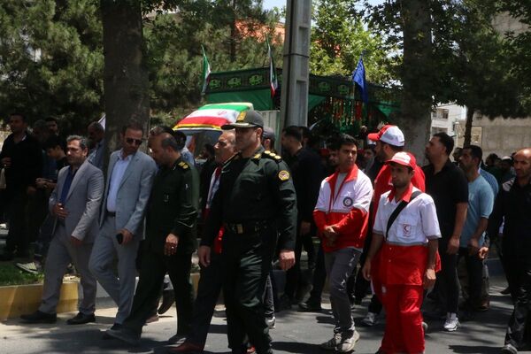 مراسم تشییع پیکر مطهر شهیدان حسن شریفی  و  محمد شاهوردی در ملارد  برگزار شد