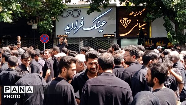 مراسم عزاداری تاسوعای  حسینی در حسینیه ابوالفضلی کاشمر 