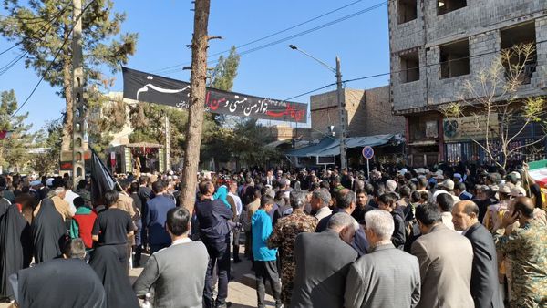  بدرقه باشکوه شهید خوشنام دفاع مقدس در سرخس