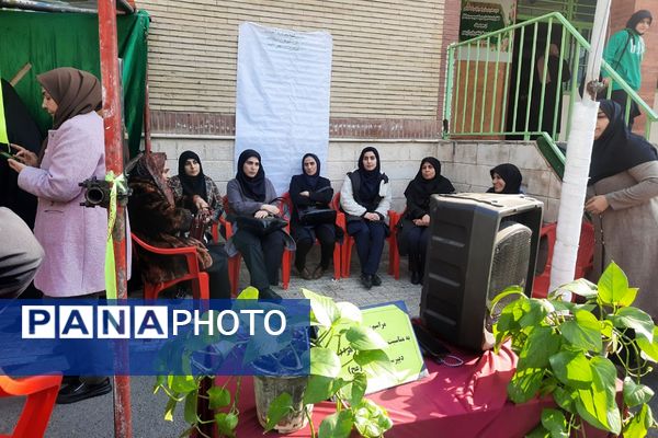 مراسم پخت سمنو در مدرسه حضرت ولیعصر(عج) ناحیه یک شهرری