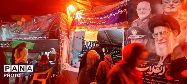 شور همکاری و همدلی مردم تالش در برپایی موکب‌ها