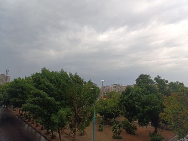 بارش باران چهره بندرعباس را پاییزی و دل‌انگیز کرد