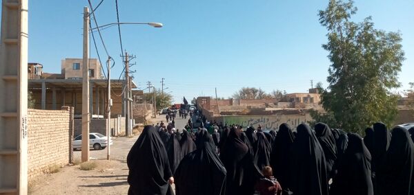 عزاداری فاطمی با حضور شهید گمنام در روستای ورجان قم