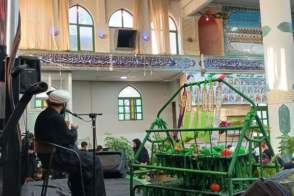 همایش شیرخوارگان حسینی در مسجد شهدا شهرستان کوهپایه
