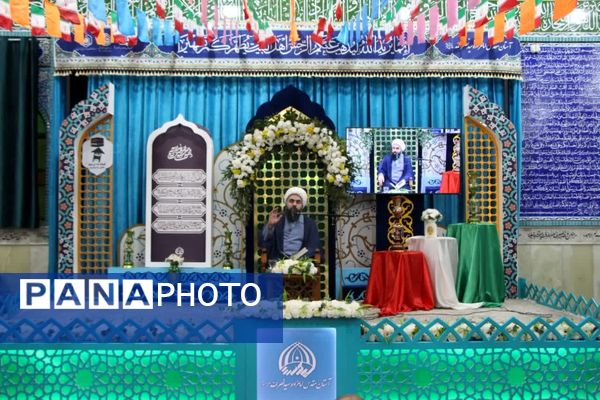 مراسم چهلم شهدای فتنه آمریکایی، صهیونیستی در امامزاده سید نصرالله یزد