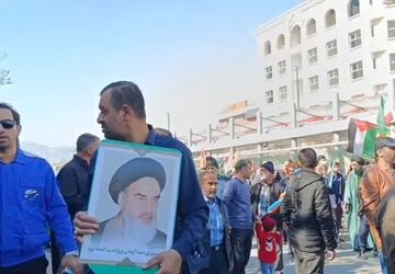 حضوری باورنکردنی در راهپیمایی روز قدس مشهد