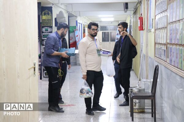 راه اندازی موکب راه نور سازمان دانش آموزی