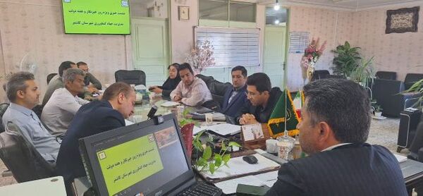 نشست خبری روسای ادارات جهاد کشاورزی، دامپزشکی، منابع طبیعی، تعاون روستایی و امور عشایر شهرستان کاشمر