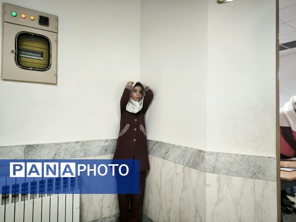 مانور زلزله در دبستان شطیطه۲