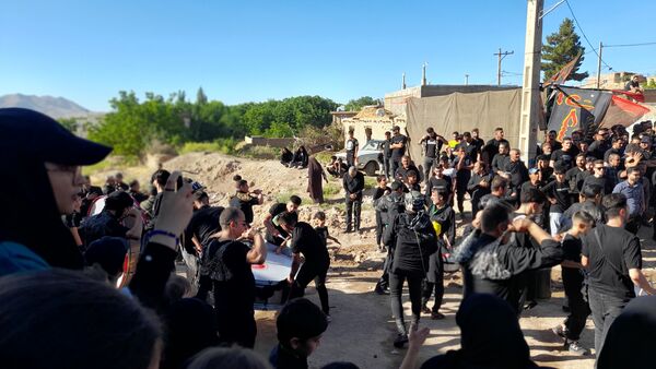 عزاداری عاشورا در روستای برزنون