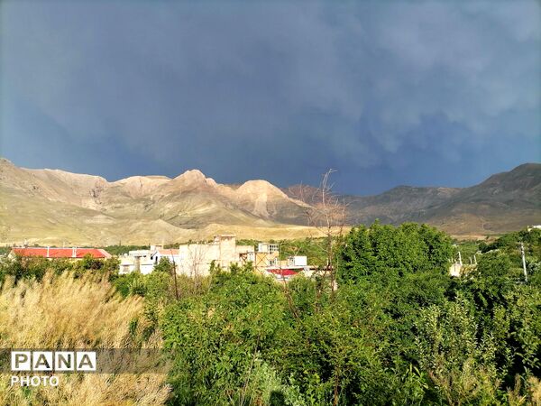 بارش شدید باران در اواخر خرداد ماه در شهر بار 