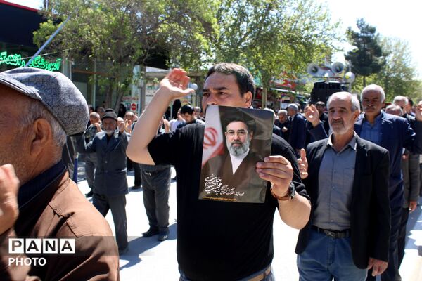 برگزاری مراسم عزاداری رهبر شهید در شهر آشخانه