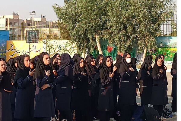 مراسم وفات حضرت معصومه(س) در دبیرستان الغدیر قیامدشت ری یک