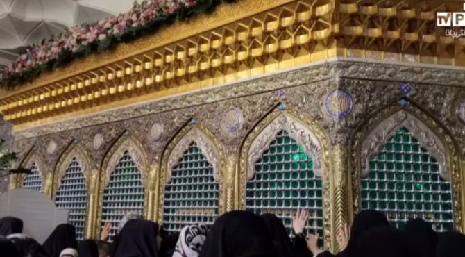 جلوه هایی از عزاداری سالروز رحلت حضرت معصومه(س) در قم