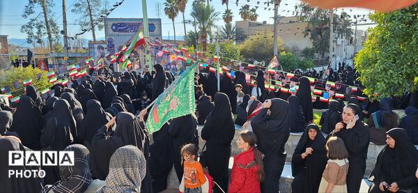 حماسه بزرگ مردم پلدختر در پی شهادت رهبر گرانقدر انقلاب