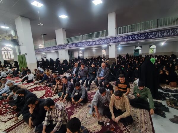 مراسم دعای عرفه در شهر درق