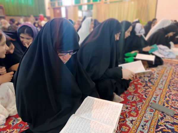 اعتکاف دانش‌آموزی در گناباد
