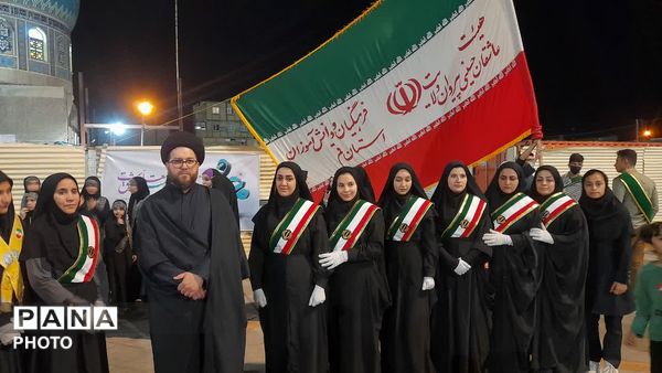 حضور حماسی مدارس قم در تجمعات شبانه آستان مقدس امامزاده موسی مبرقع(ع)