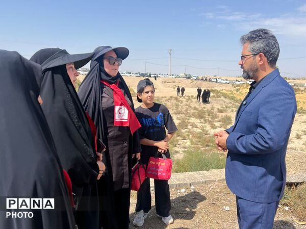 مراسم جاماندگان اربعین حسینی درشهرستان ابرکوه