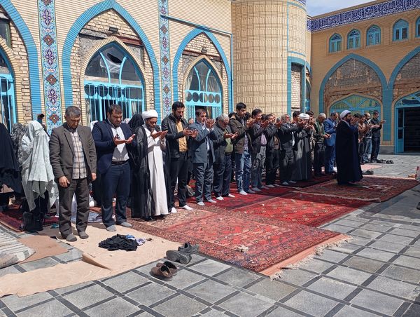 حضور پرشور مردم شهرستان فاروج در راهپیمایی قدس