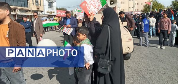 راهپیمایی پرشور مردم جیرفت