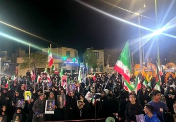 تجمع مردمی در شهرستان رباط‌کریم 