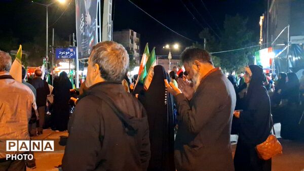 دل‌های عاشق در حسینیه فضل نیشابور به انتظار موعود