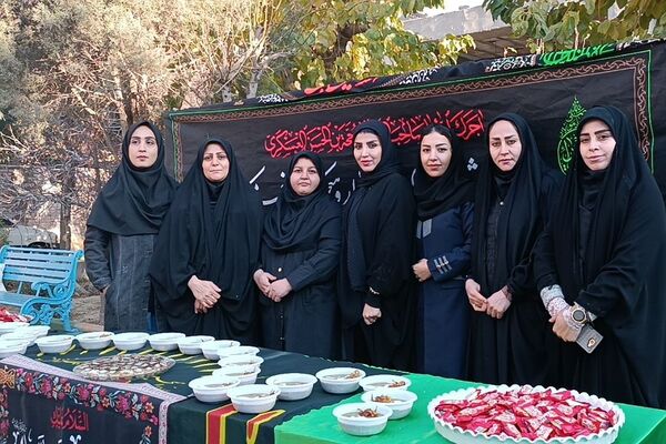 مراسم سوگواری شهادت حضرت فاطمه(س) در مدارس ناحیه 2 بهارستان