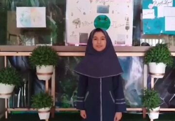 برگزاری جشن «هوای پاک» در دبستان شهید بستانی