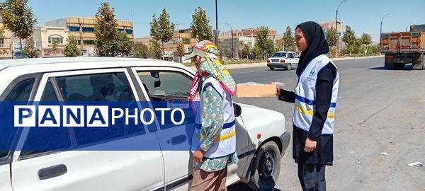 برپایی موکب سازمان دانش‌آموزی در شهرستان سملقان