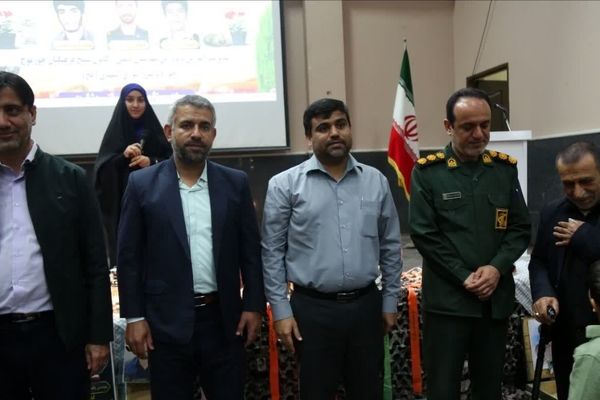 اولین سالروز تدفین شهید گمنام در شهرک شهید تندگویان شهرستان جم