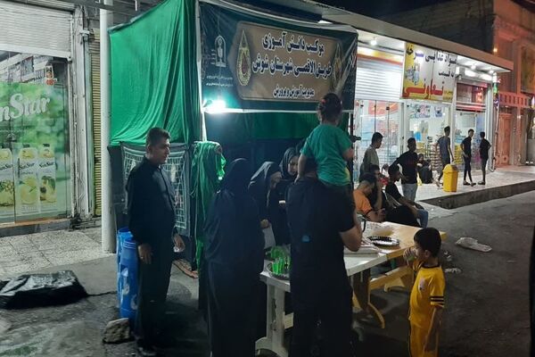  حضور جاماندگان حسینی در مرزهای خوزستان