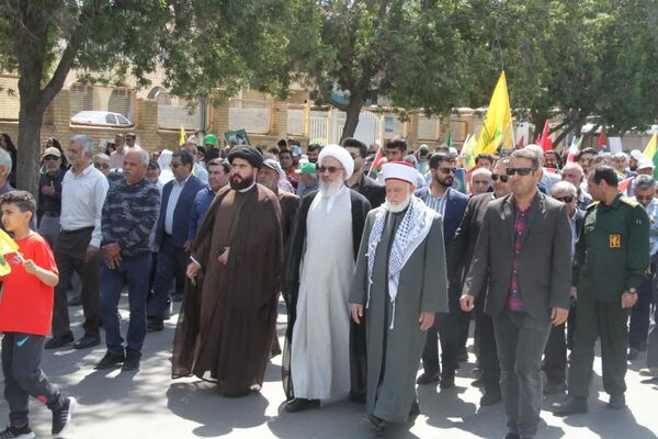 راهپیمایی روز قدس در بوشهر