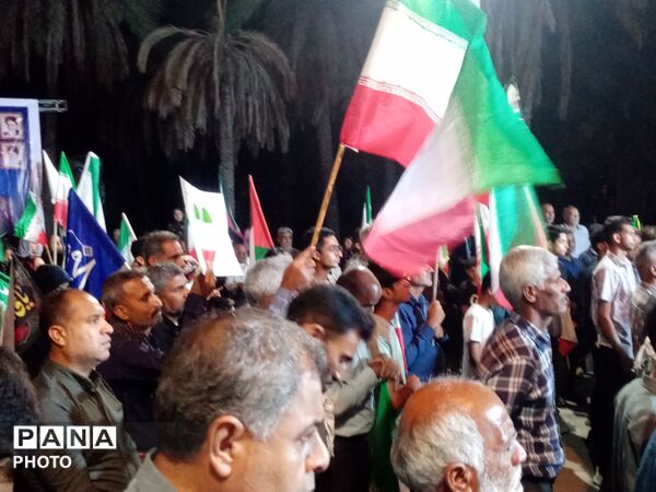 مردم فین هرمزگان با آرمان‌های انقلاب اسلامی