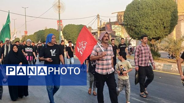 خروش کاروان پیاده‌روی یکصدهزار نفری «مشایه اهواز» 