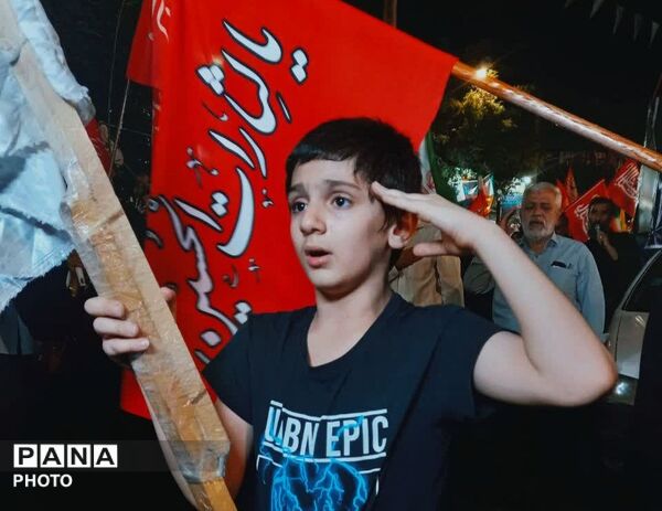 هم‌دردی مردم کرج با مردم جنوب ایران  در صدو سی ونهمین شب از اجتماعات