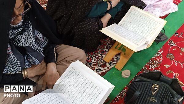 مراسم پر فیض دعای عرفه در مسجد چهارده معصوم الغدیر باحضور مردم 