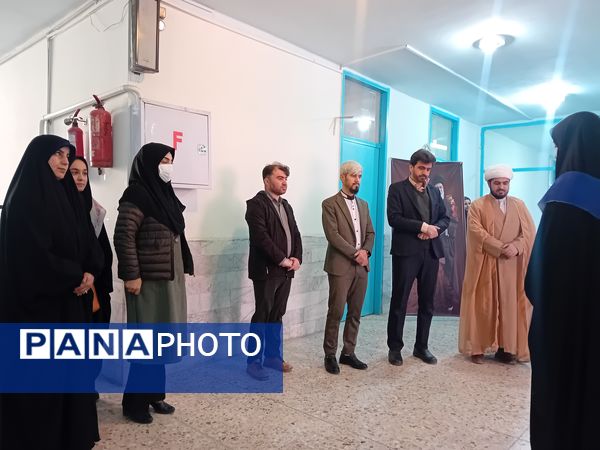 افتتاح مدرسه انقلاب در دبیرستان فاطمه الزهرا آشخانه