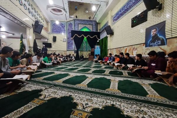  مراسم معنوی اعتکاف در مسجد رسول اکرم شهرری