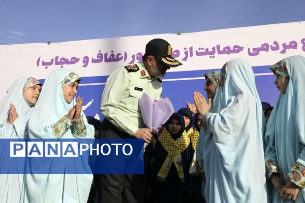 حمایت مردم مشهد از طرح حجاب و عفاف «نور»