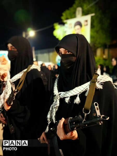 راهپیمایی شهروندان شهرستان مانه 