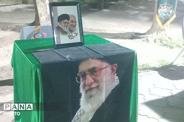 همدلی و حضور پرشور مردم و کودکان بهارستانی در راهپیمایی شبانه«جنگ رمضان»